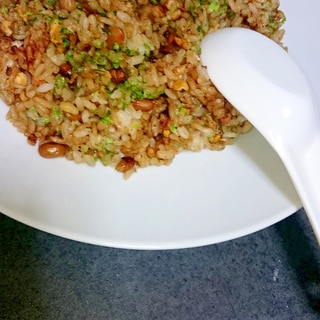 簡単！屋台風◆納豆チャーハン